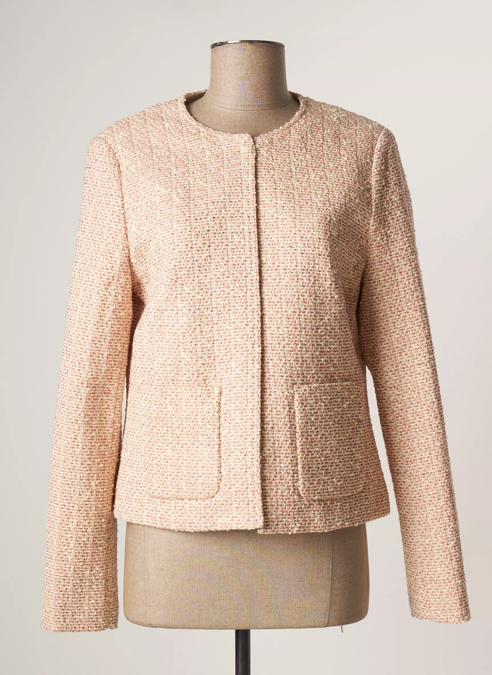 Trench   Coat Vestecasual Femme couleur rose