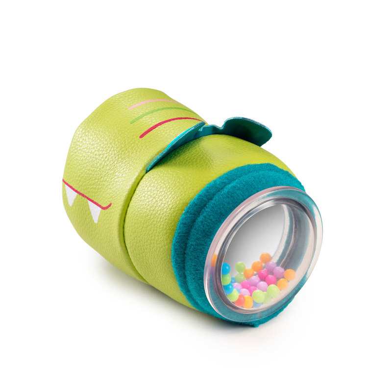 Set de 4 hochets jungle en tissu Lilliputiens