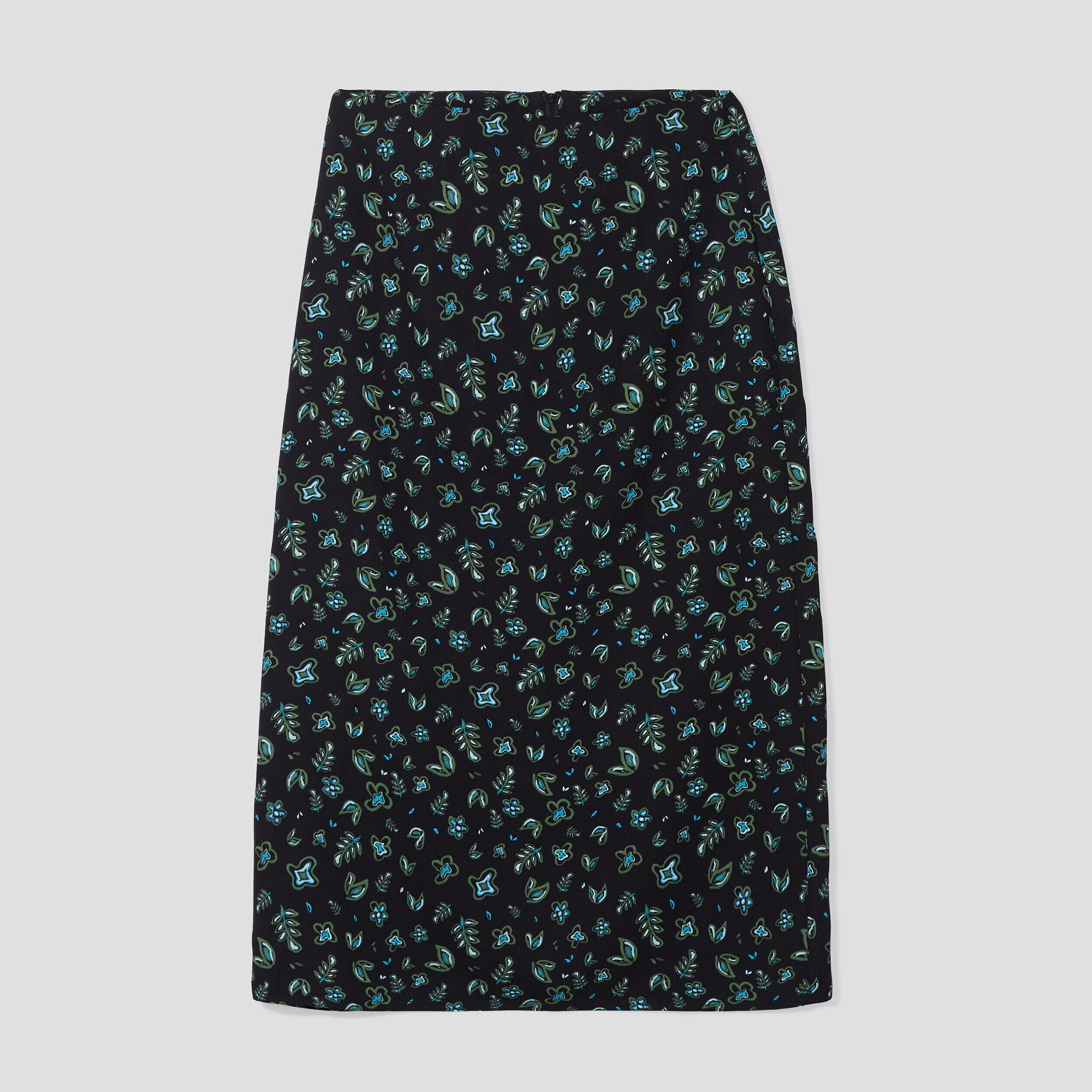 Jupe midi droite noir femme | Cache Cache