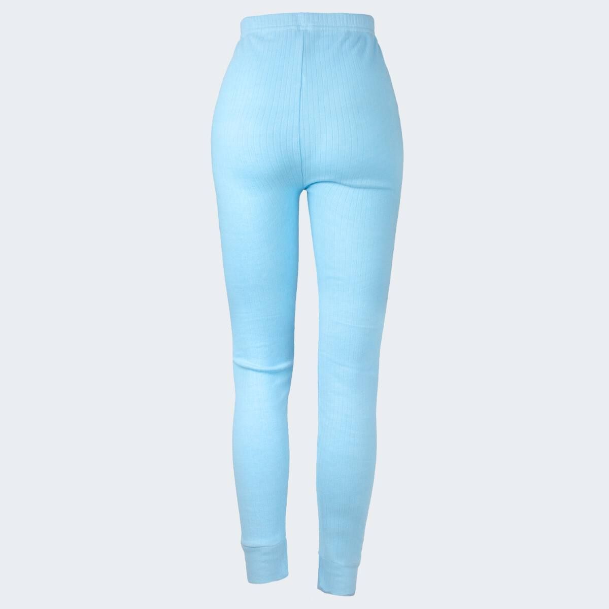 Black Snake Lightblue Damen Thermounterhose