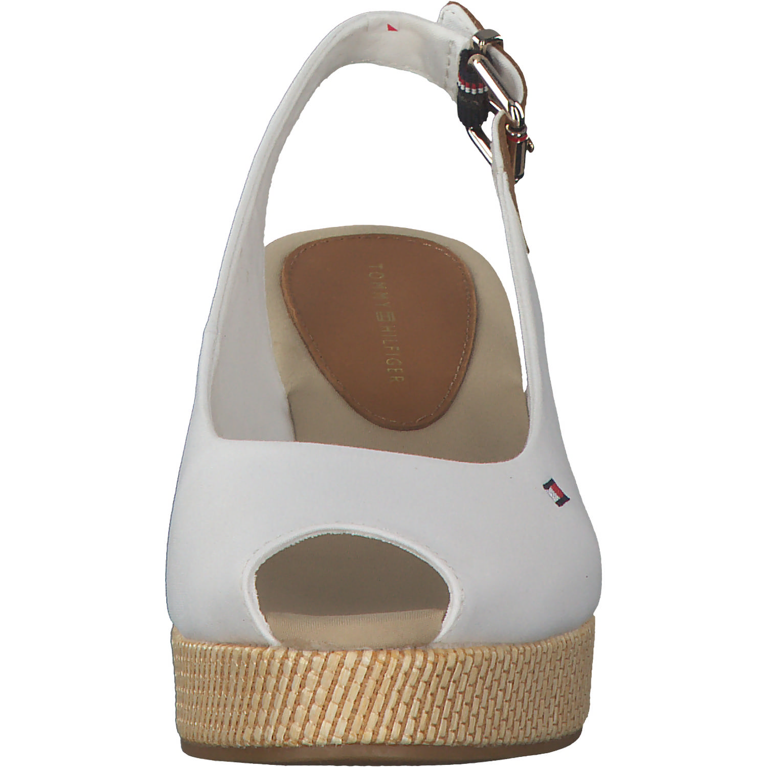 Tommy Hilfiger FW0FW04788, Keilsandaletten, Damen, Weiß (Ivory)