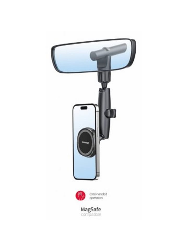 Swissten Magnetischer Auto-Spiegel-Halter Magsafe-kompatibel in schwarz günstig kaufen 20 cm