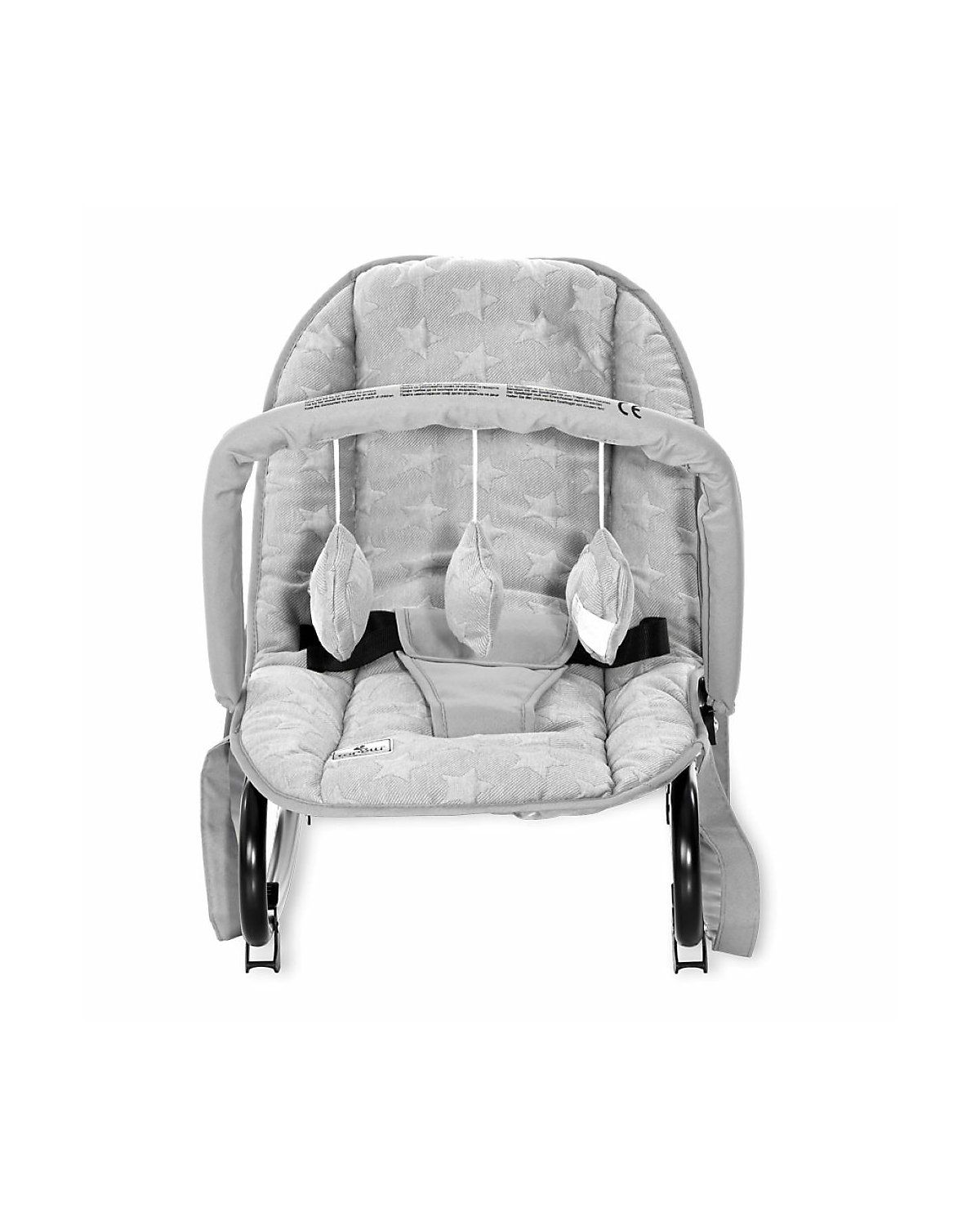 Babywippe Eliza Luxe verstellbare Rückenlehne, Spielbogen, Tragegriffe Babywippen