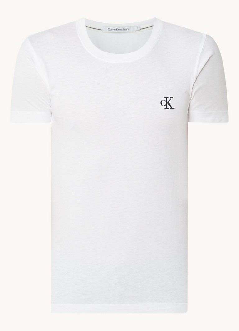 Koszulka Calvin Klein z haftowanym logo