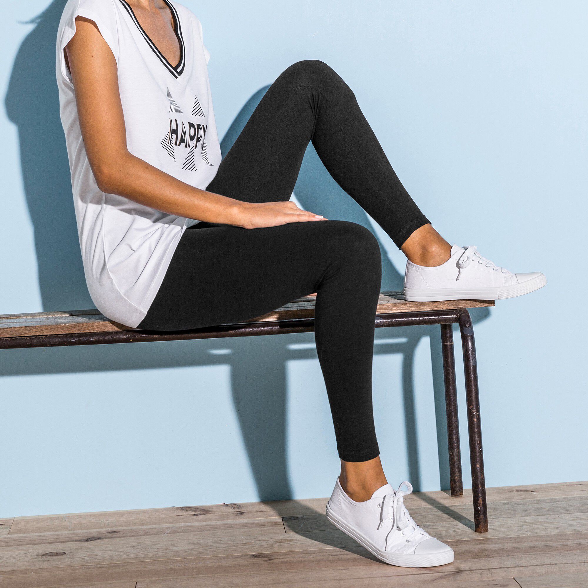 Legging maille jersey
