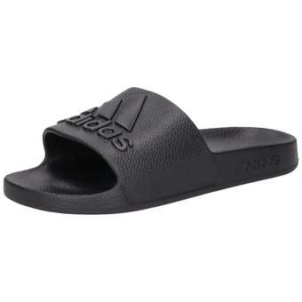 adidas Adilette Aqua Slides in schwarz