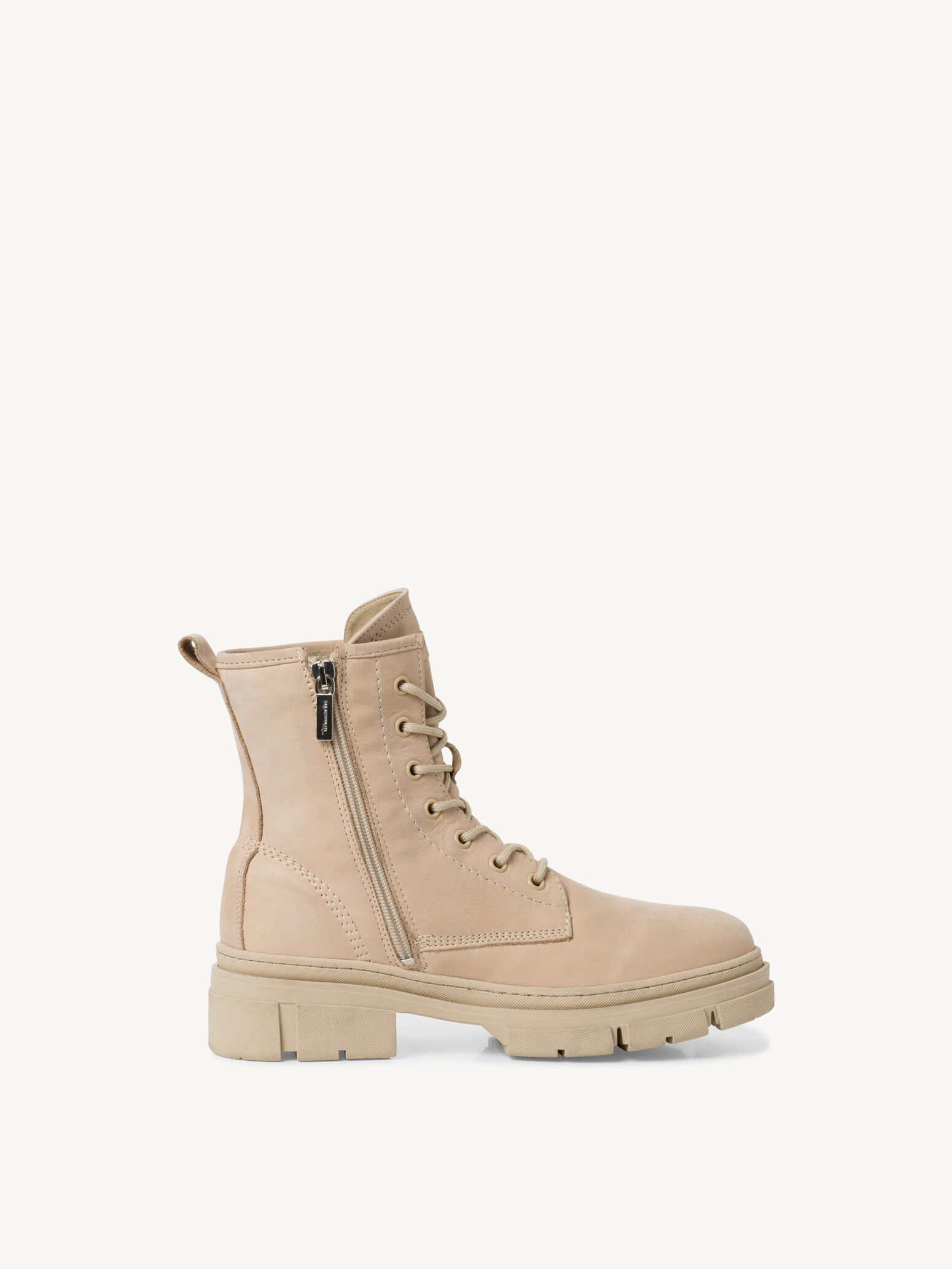 Bottine en cuir - marron