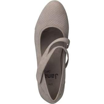 Jana Spangenpumps in grau