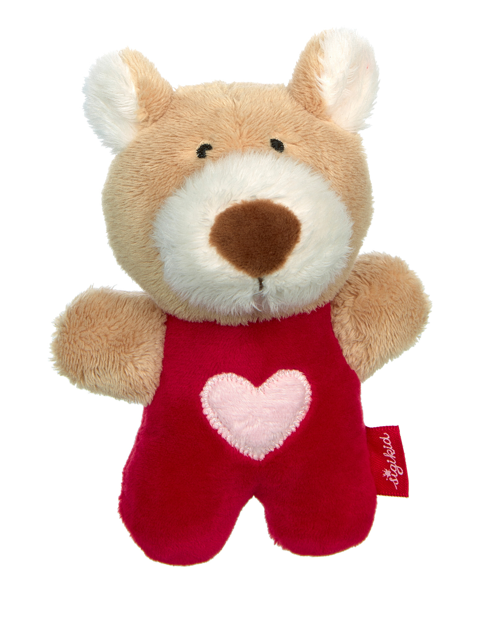 Baby Rassel Bär Red Stars