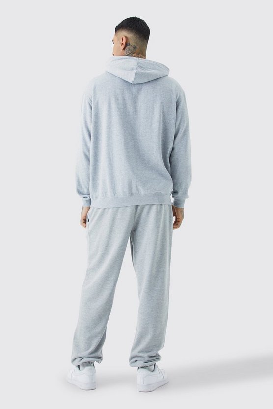 Tall Oversize Hoodie mit Flammen-Print