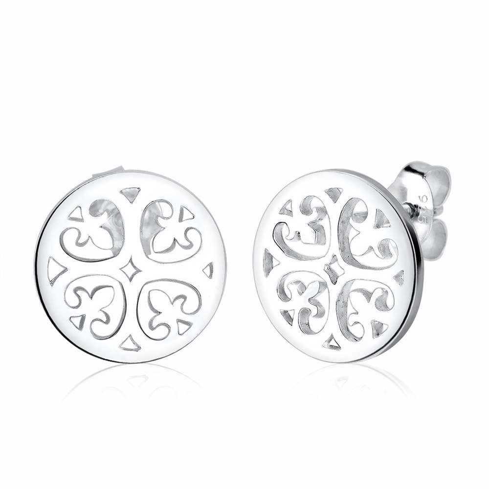 Elli Elli Boucles d'Oreilles Ornament Boho Cristaux Boucles d'oreilles Femme - Plaqué  Boucles d'oreilles