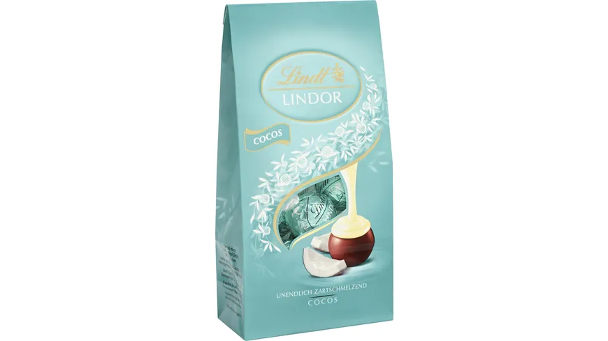 Lindt Lindor Beutel Cocos 136 g