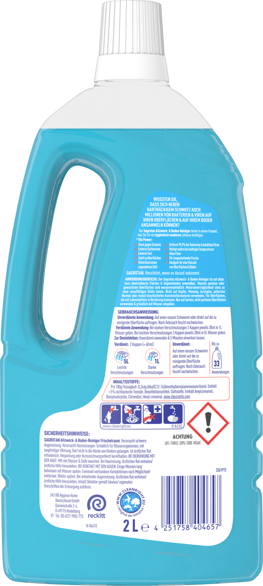 Allzweckreiniger Frischetraum, 2 l
