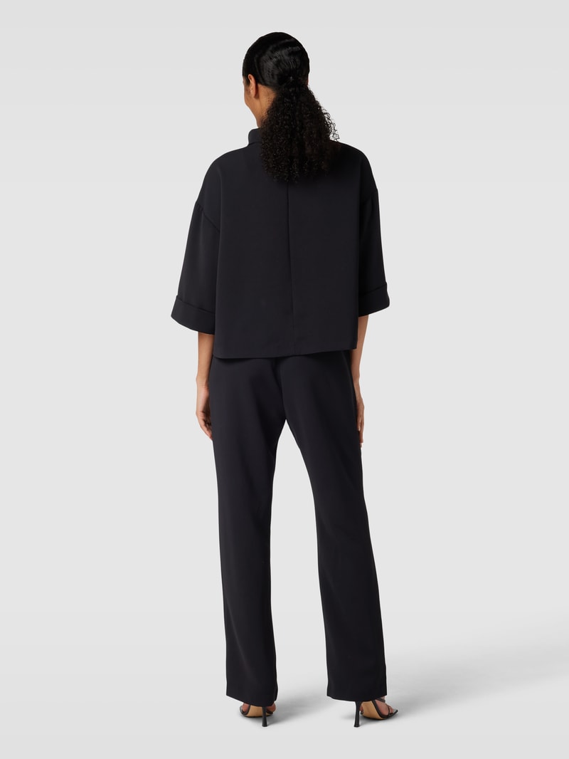 Jumpsuit mit Stehkragen Modell 'Arlo' in schwarz