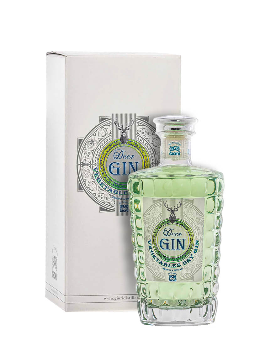 Deer Premium Vegetables Dry Gin Giori 0,7 ℓ, En Étui