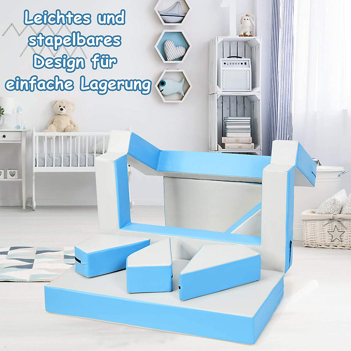 Schaumstoffbausteine 4 in 1 Spielsofa