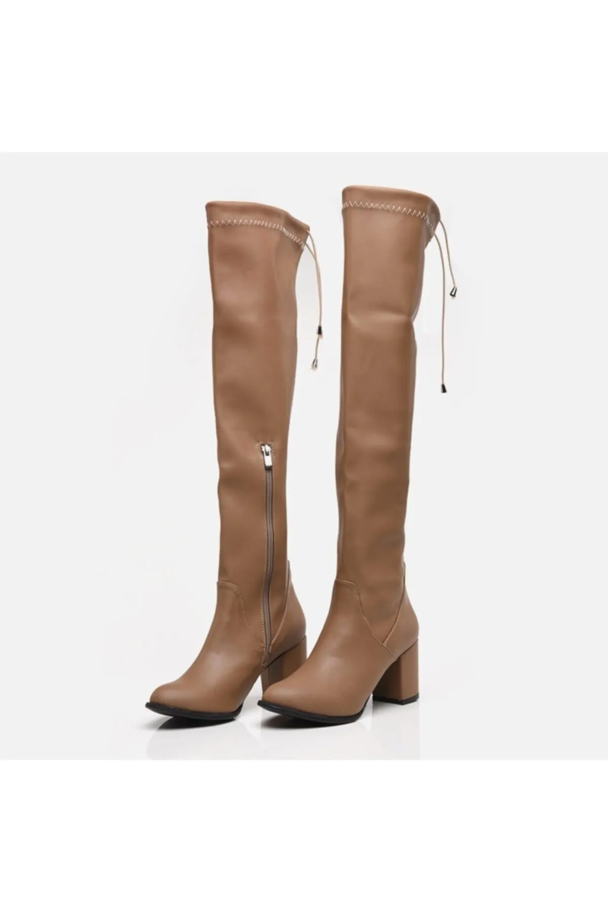 Yaya by Hotiç  Stiefel - Braun - Blockabsatz