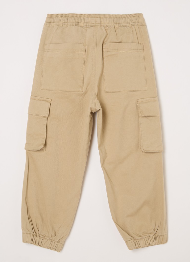Pantaloni cargo slim fit Benetton cu buzunare aplicate