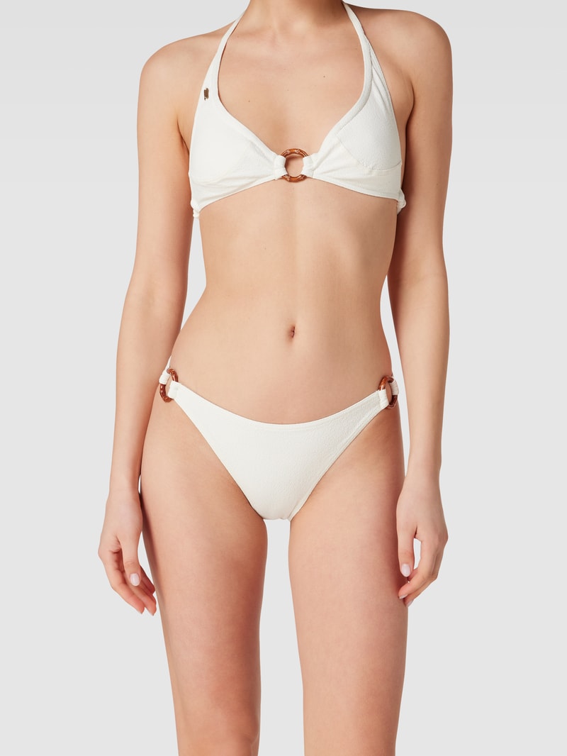 Bikini-Slip mit Strukturmuster Modell 'VAIVA' in offwhite