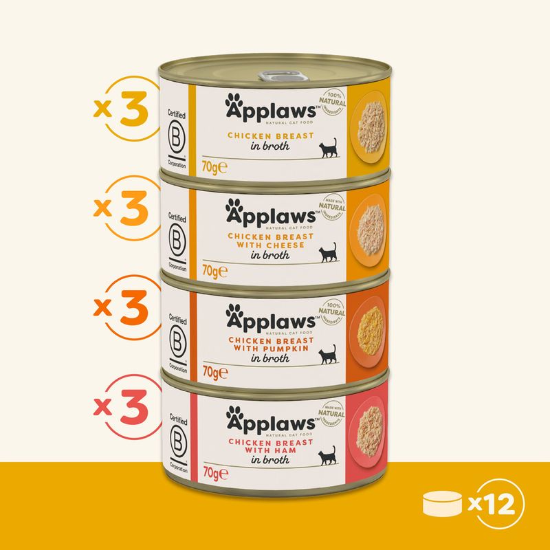 Probierpaket Applaws Adult Dose 12 x 70 g zu TOP-Preisen | bitiba