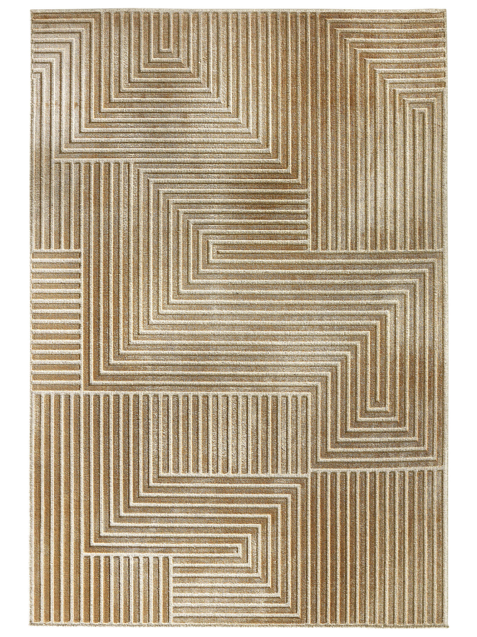 Clifton Moderner Teppich, Gold