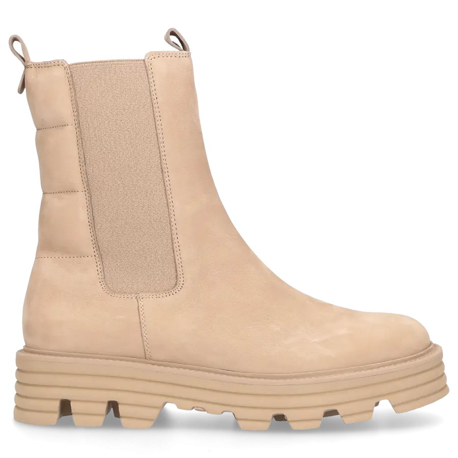 305 SOBE - Chelsea Boots DIZZY Nubukleder - beige