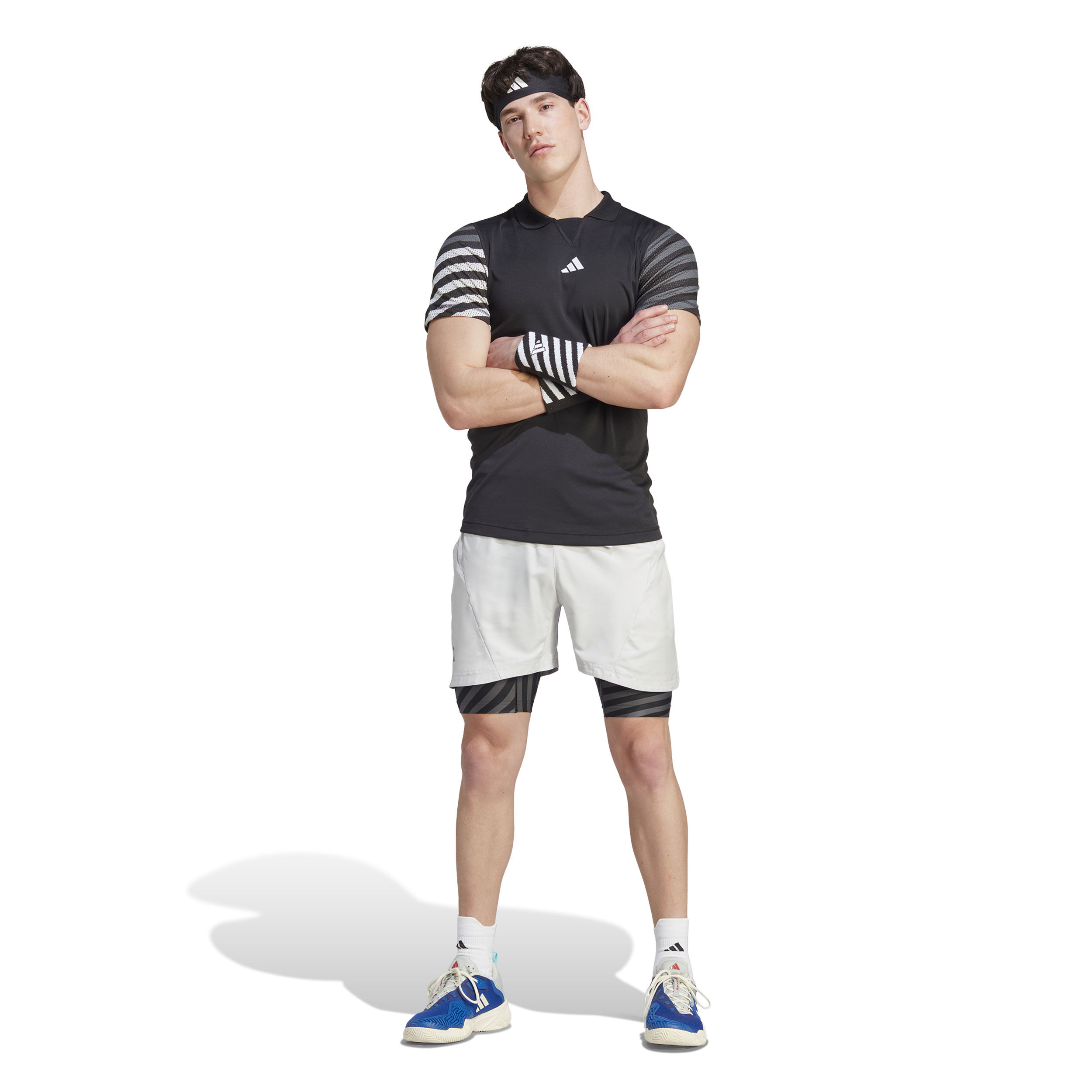 FLFT Pro Polo Herren - Schwarz, Mehrfarbig