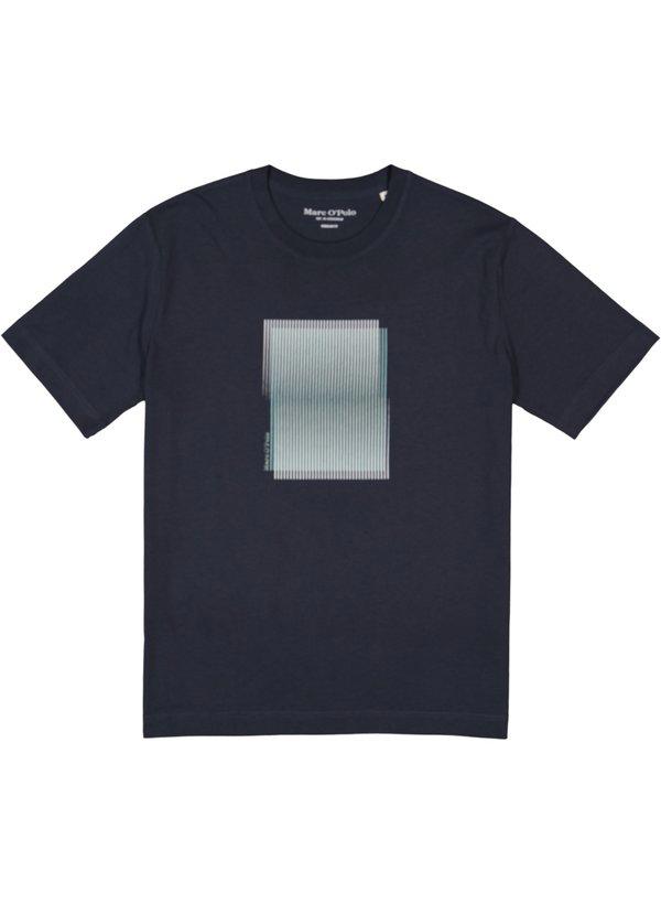 Marc O'Polo, T-Shirt, Regular Fit, Bio Baumwolle, navy
