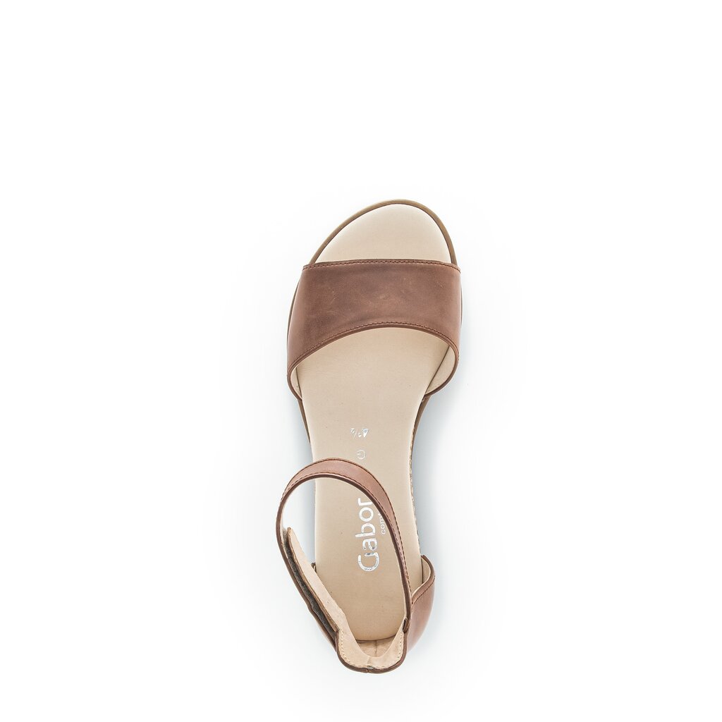 Gabor comfort Keilsandalette braun