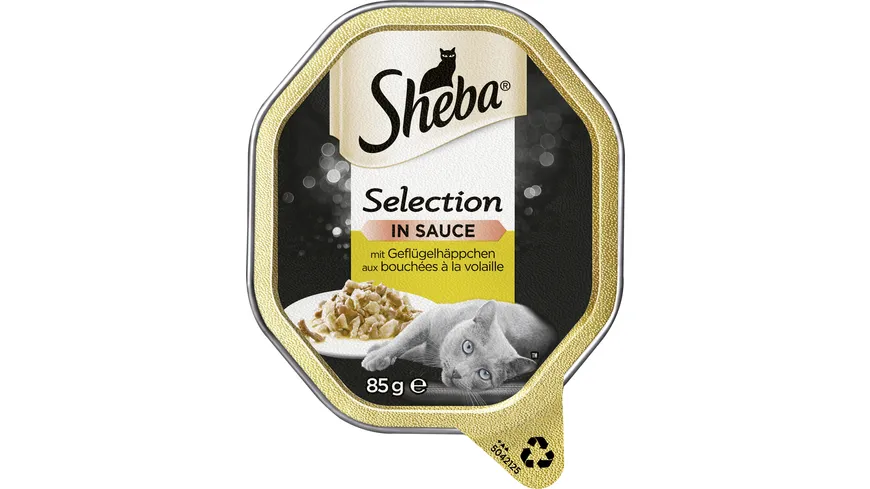 SHEBA® Schale Selection in Sauce mit Geflügelhäppchen 85g 85 g