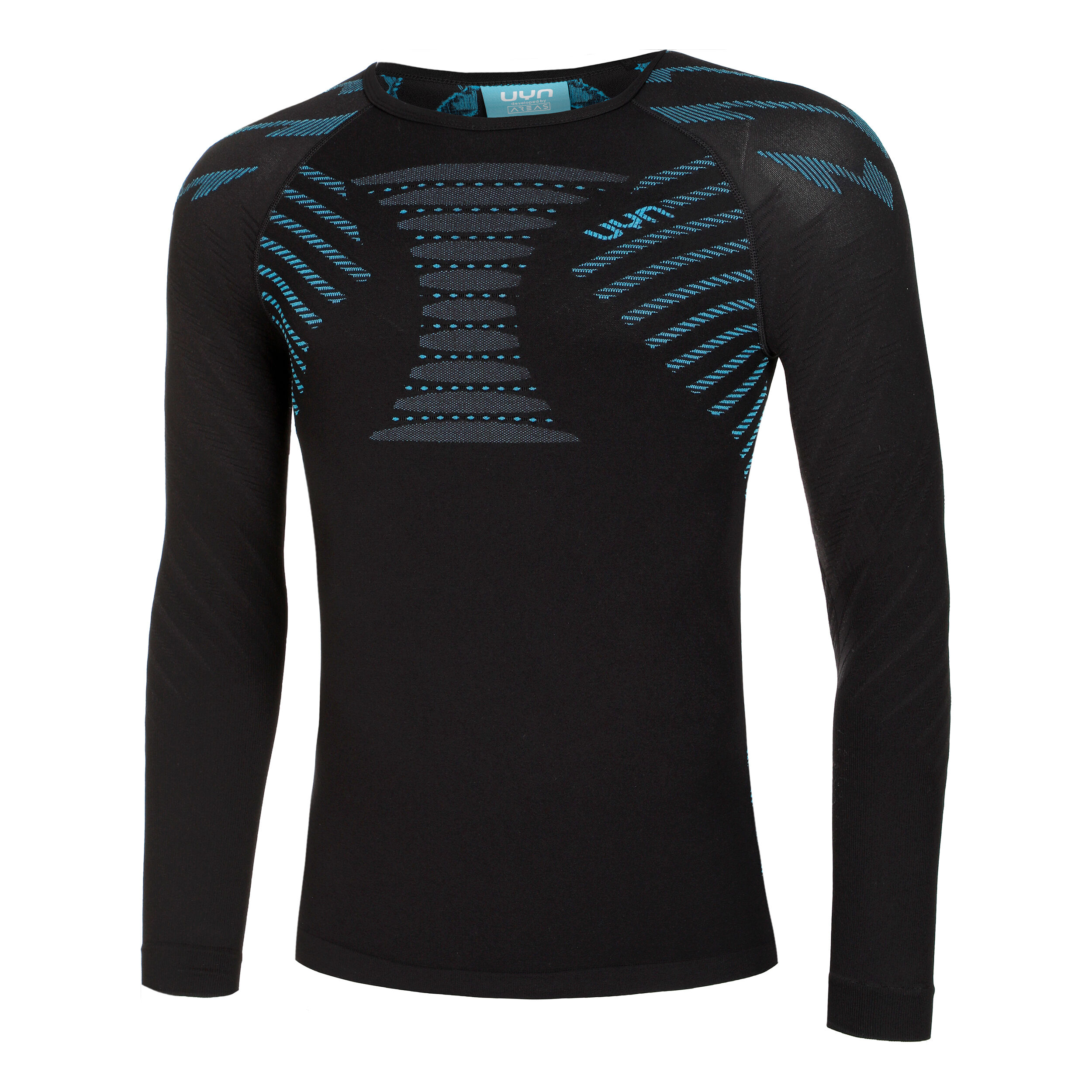 Ultra 1 OW Longsleeve Herren - Schwarz, Blau