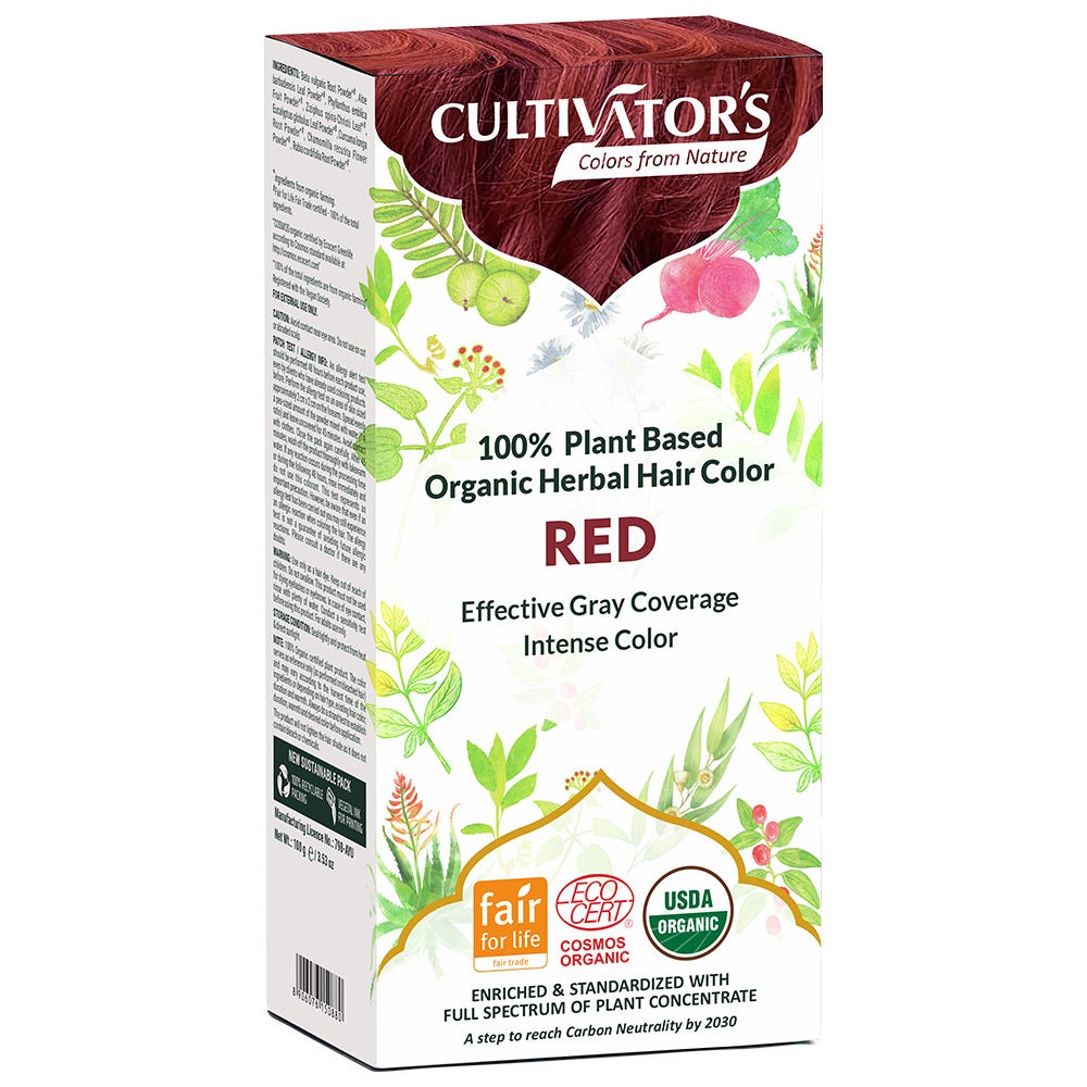 Cultivators Herbal Hair Color Red 100 g