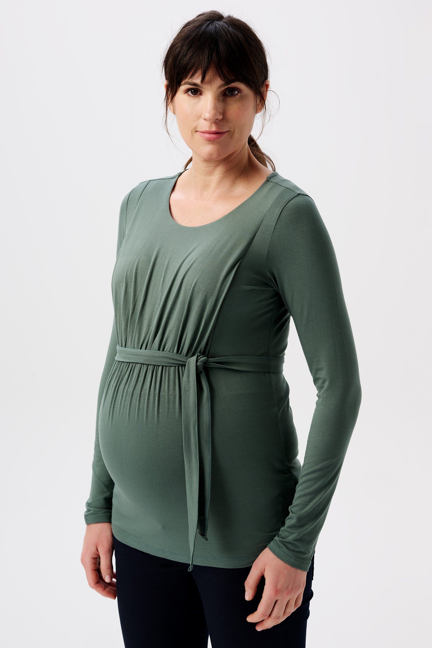 Noppies Umstandsshirt Noppies Langarmshirt Fasa (1-tlg)