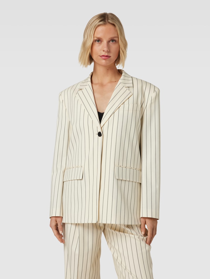 Blazer mit Streifenmuster Modell 'AEVA' in offwhite