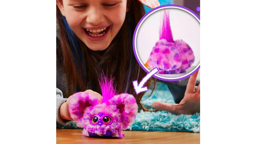 Hasbro - Furby Furblets Mini elektronisches Plüschspielzeug, 1 Stück, sortiert