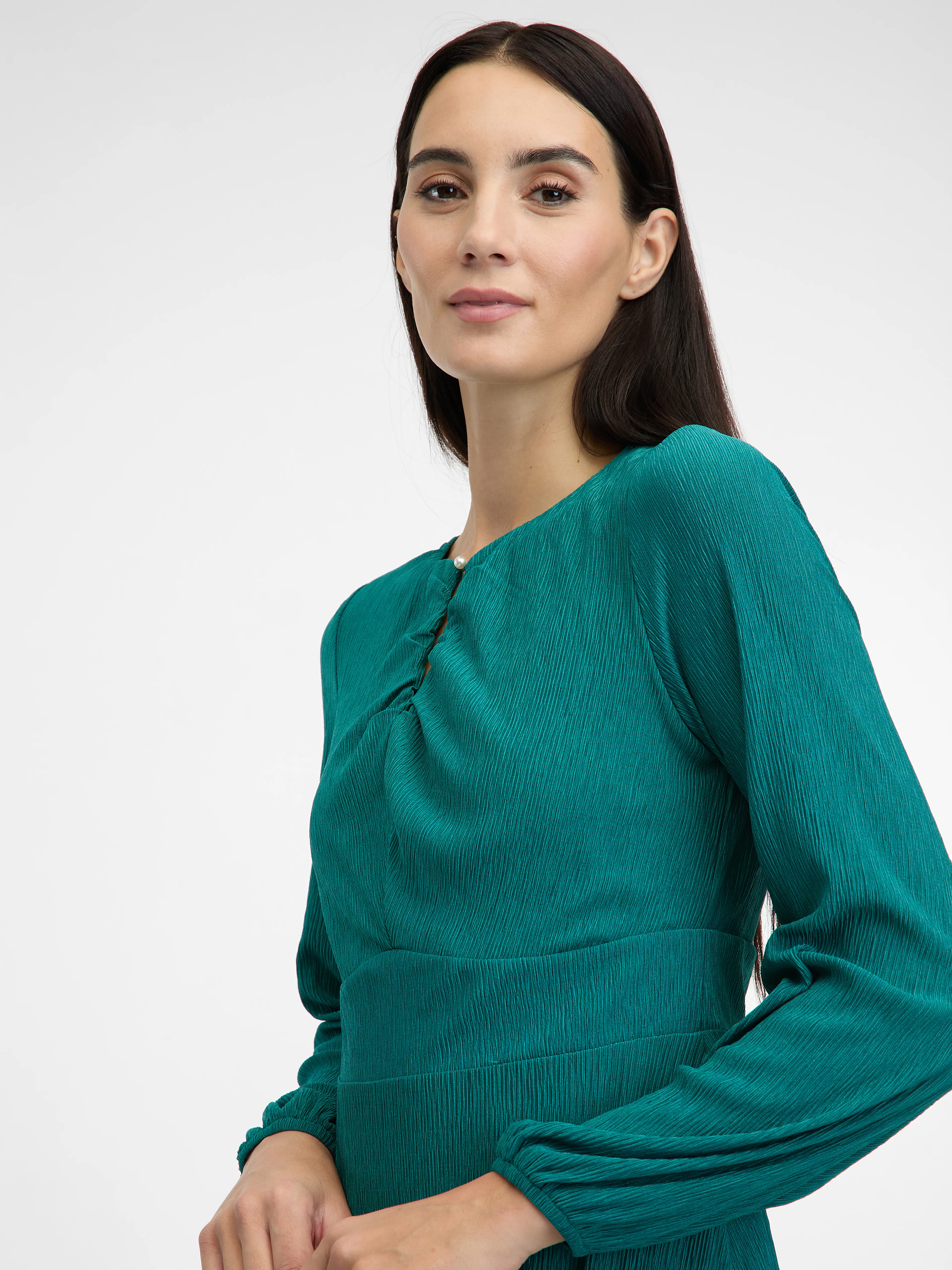 Grünes Damen-Midikleid ORSAY
