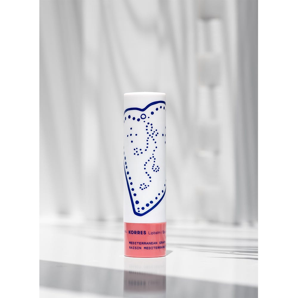 Korres Mediterranean Grape Lip Balm - Getönt Neutral Purple 4,5 g