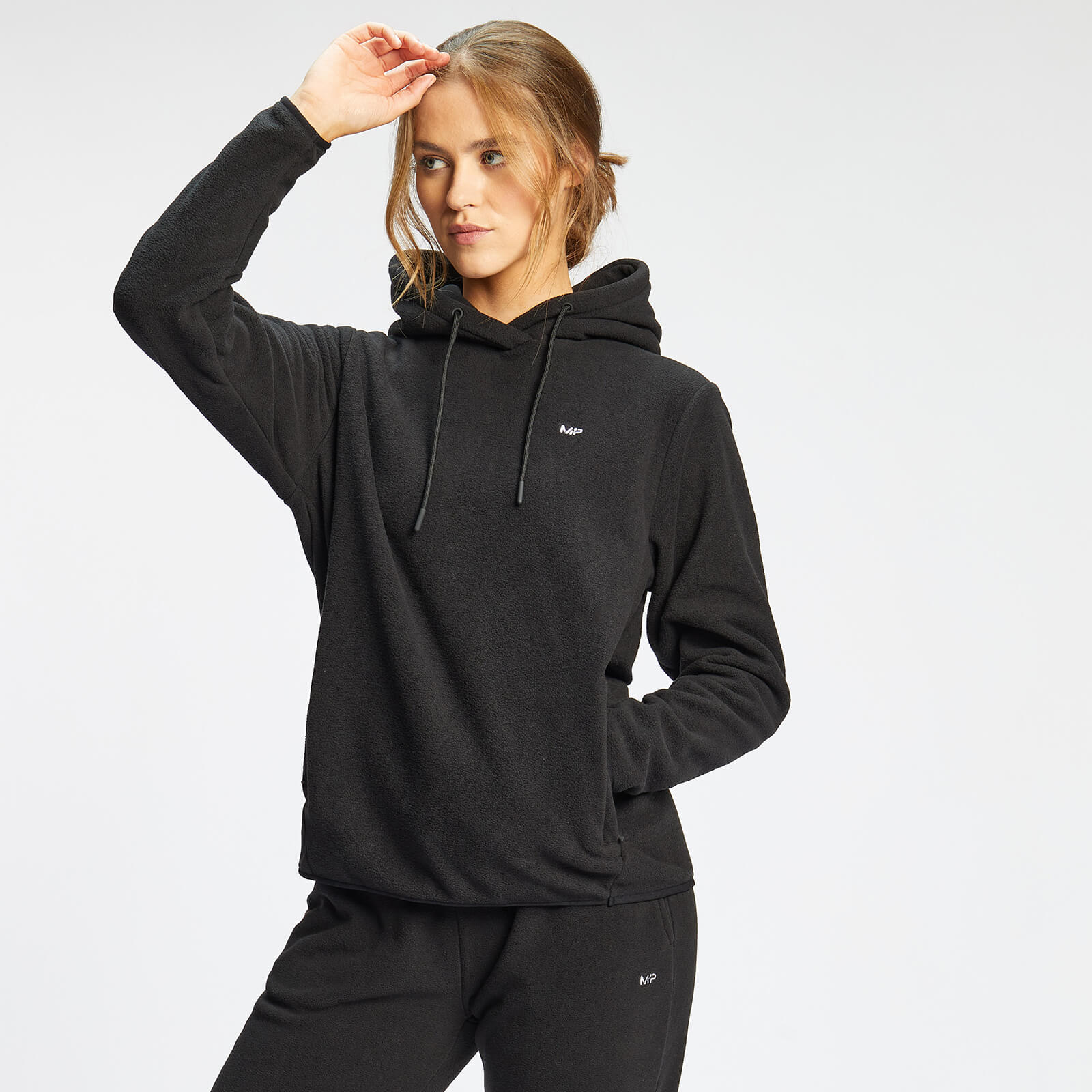 Sweat à capuche en polaire MP Essentials pour femmes – Noir