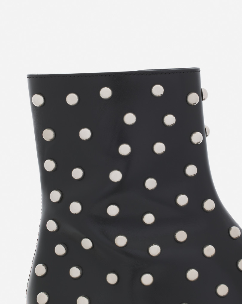 BOTTINES MEDLEY EN CUIR AVEC STUDS