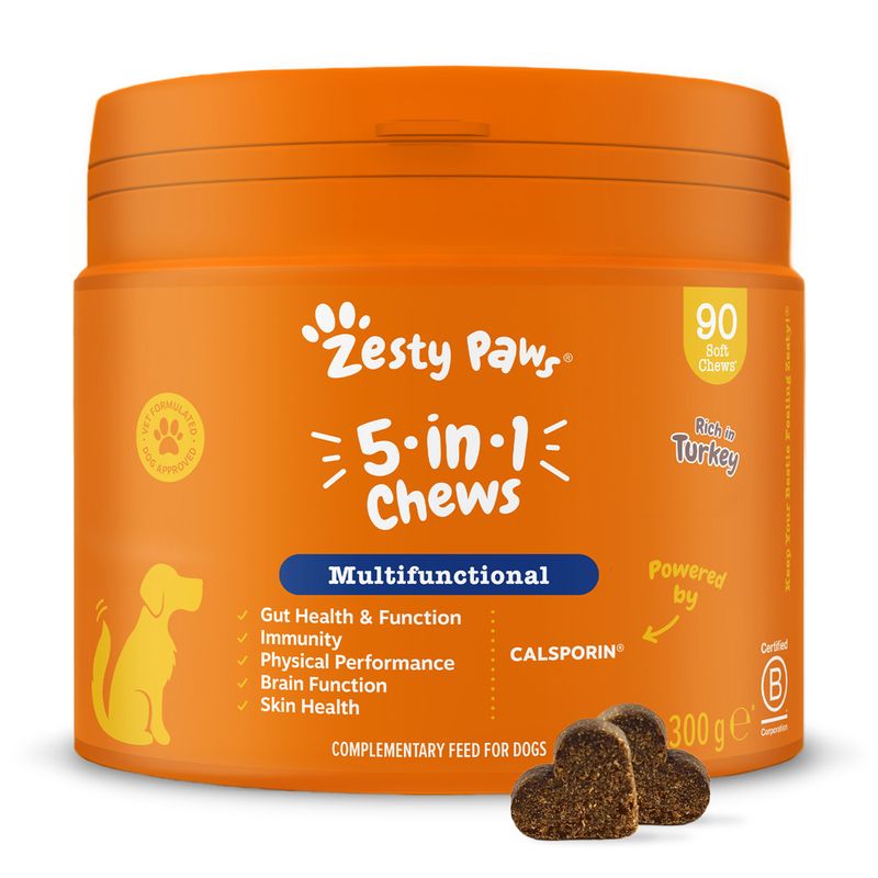 Zesty Paws 5-in-1 Chews Truthahn zu TOP-Preisen