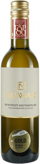 2018 Spätrot-Rotgipfler Trockenbeerenauslese 0,375 L - Land- & Weingut Nowak