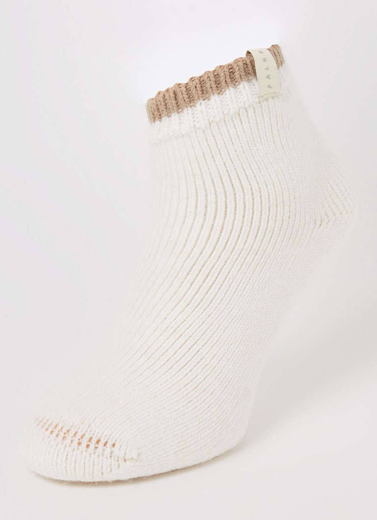 False Cozy ribbed house socks in alpaca wool blend