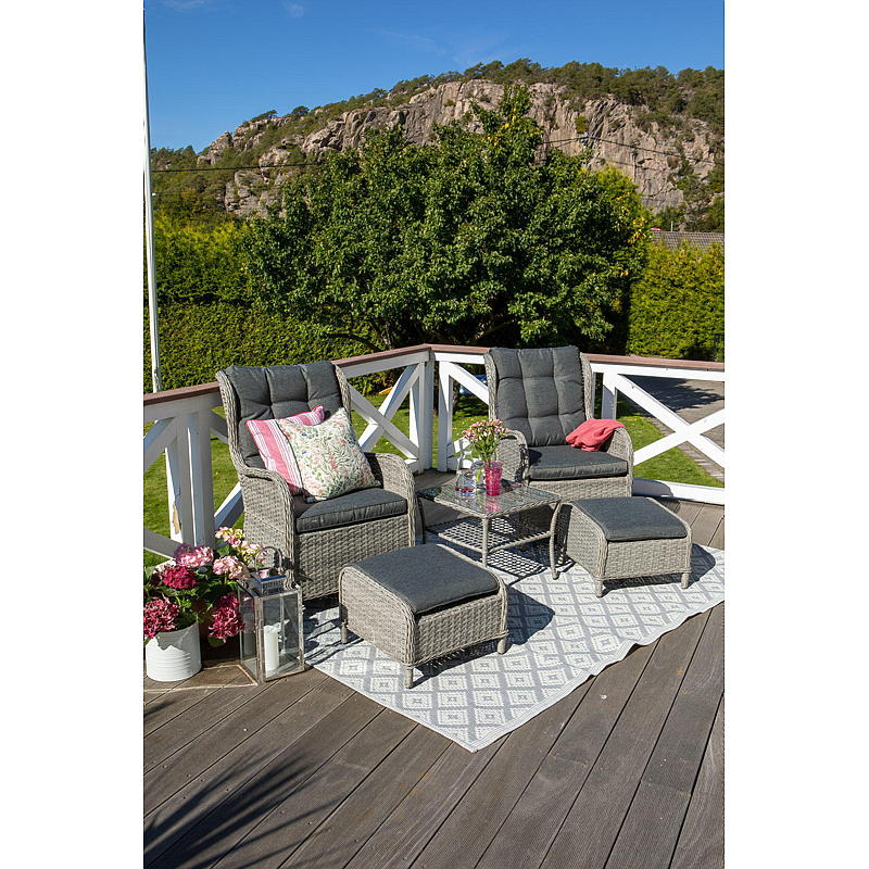 Home Loungesett Viborg Skifergrå