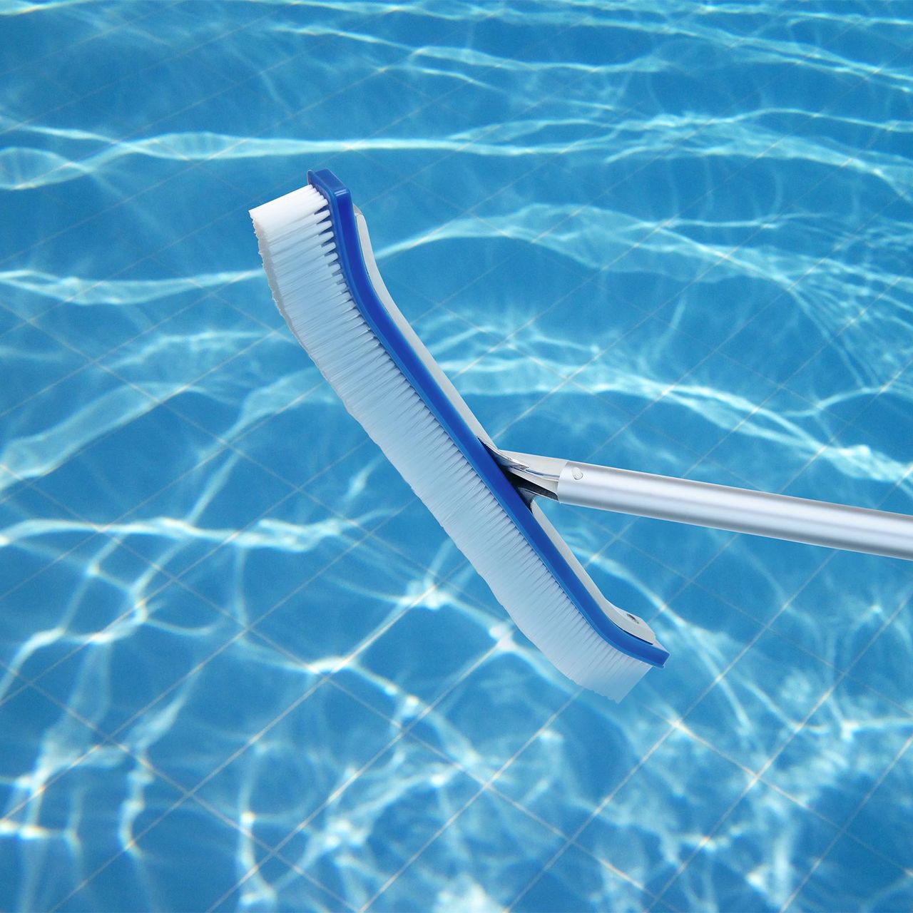 Casaria monzana® Aluverstärkte Poolbürste/Bodenbürste - 46cm