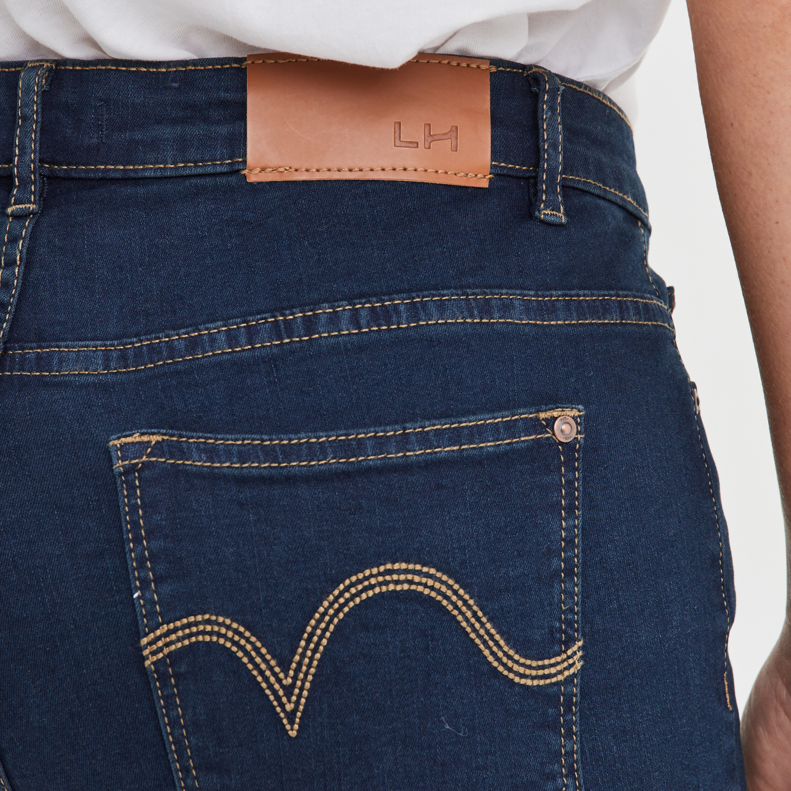 Jeans slim taille standard denim brut femme | La Halle