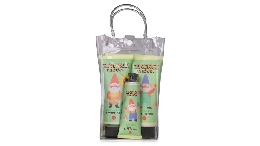 Accentra Transparente Tasche Zwerge und Co Geschenkpackung