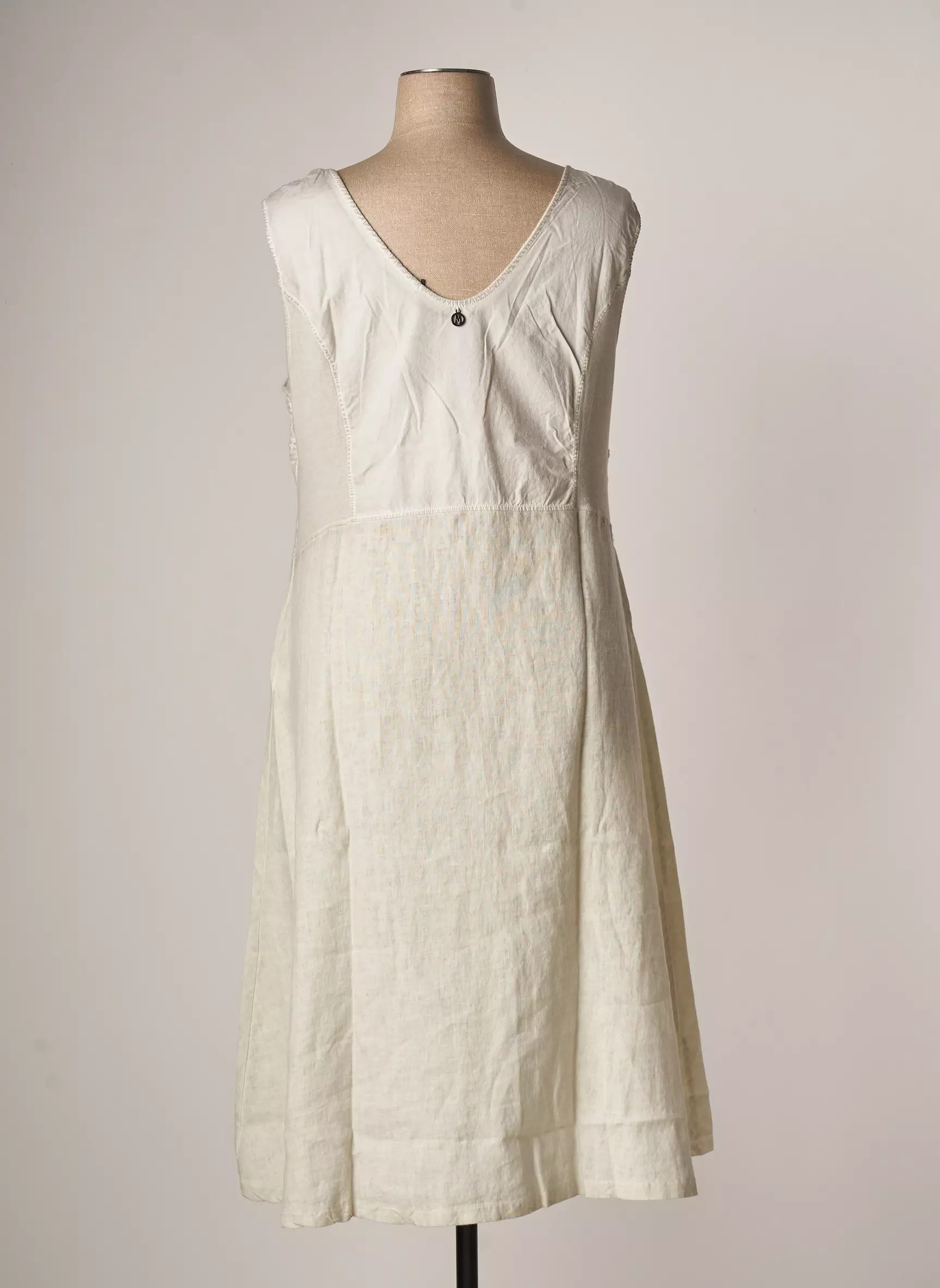 Maloka Robes Mi Longues Femme couleur gris