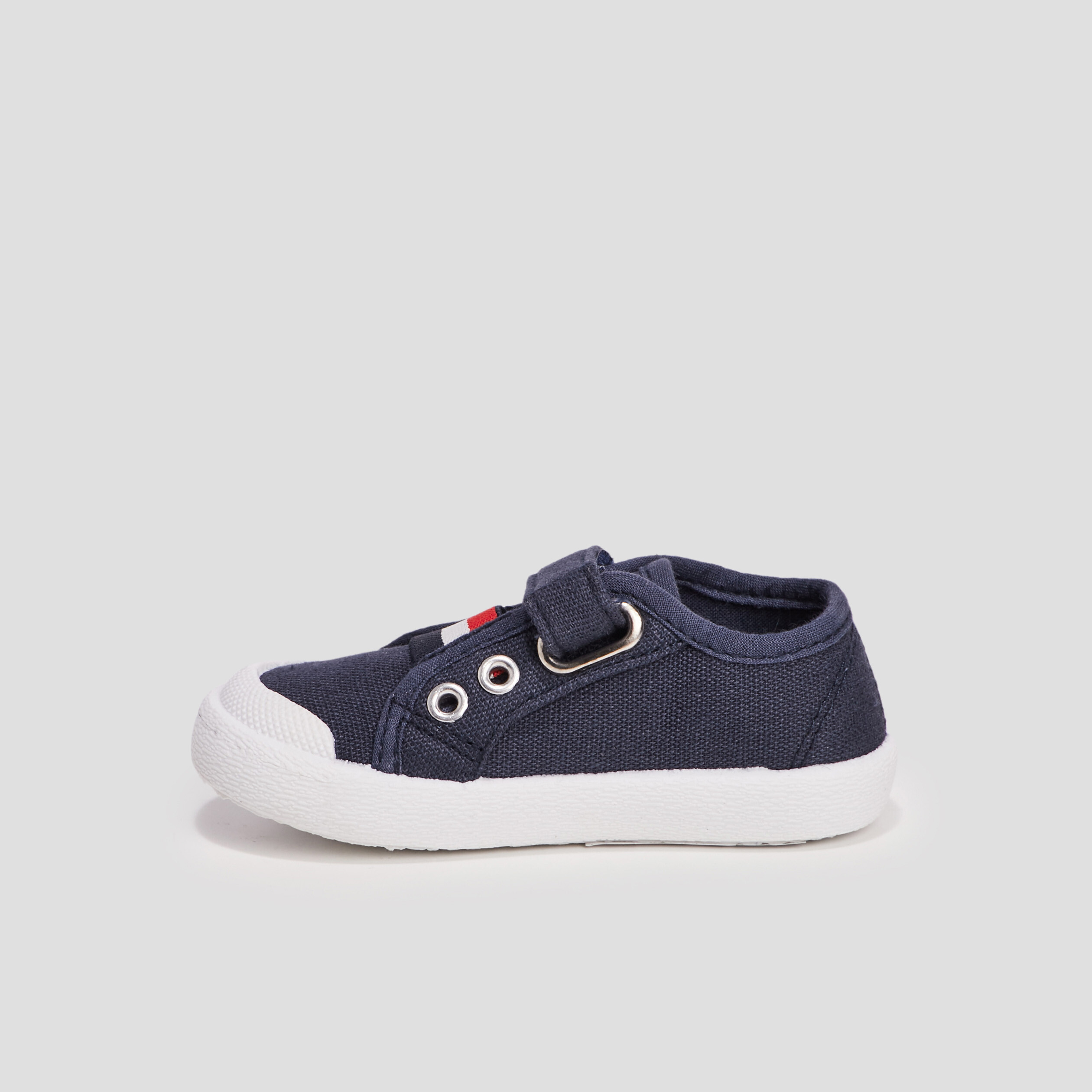 Tennis en toile bleu bébé garçon | La Halle