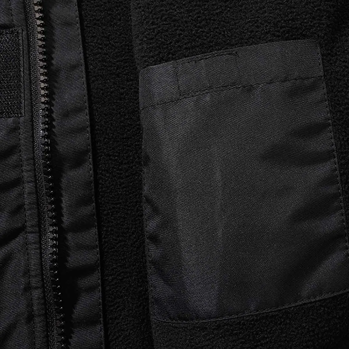 Kinder Windbreaker Frontzip schwarz