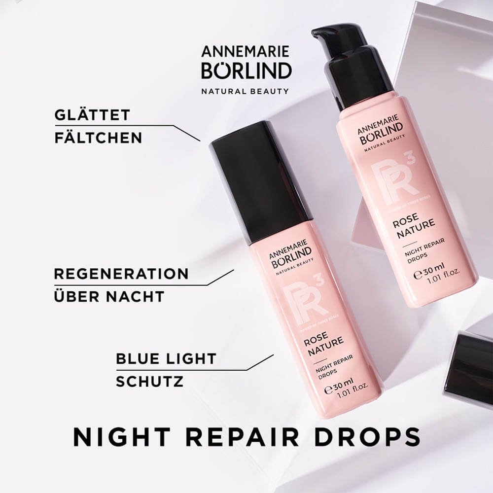 ANNEMARIE BÖRLIND ROSE NATURE Night Repair Drops Nachtserum